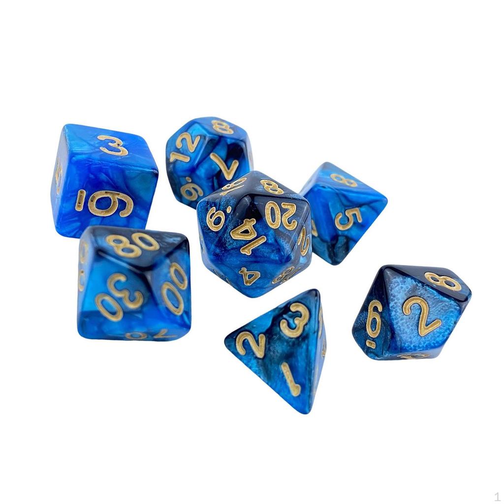 Acryl Würfel, D8 D10 Würfel Spiel Unterhaltung für Erwachsene