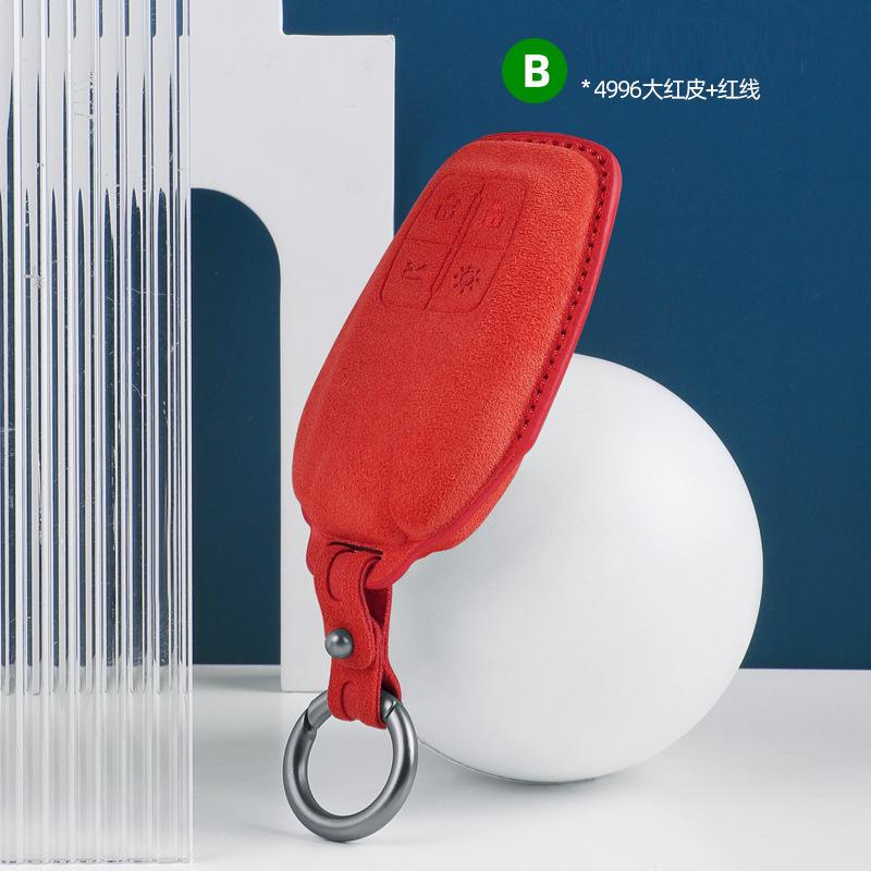 Car Key Case Cover Shell Fob for Ferrari 488 Roma SF90 F8 Protofino 812 458 F430 4 Buttons Car Remote Keychain Accessories JG9