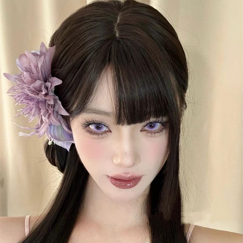 Lily Flower Hair Clip Plastic Flower Hair Claw For Women Girls Sweet Versatile Shark Clip Exquisite Hair Accessories