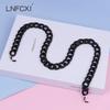  Retro Bright Acrylic Glasses Sunglasses Chain Straps Lanyards Blue Color Reading Glasses Hanging Neck Glasses Chain