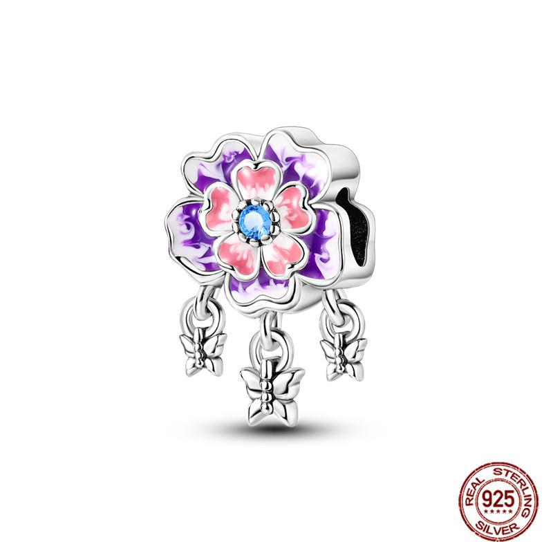 Copper Our Lady Of Tree Of Life Sunflower Spider Charms Beads For 3Mm Original Bracelets Diy Birthday Gift