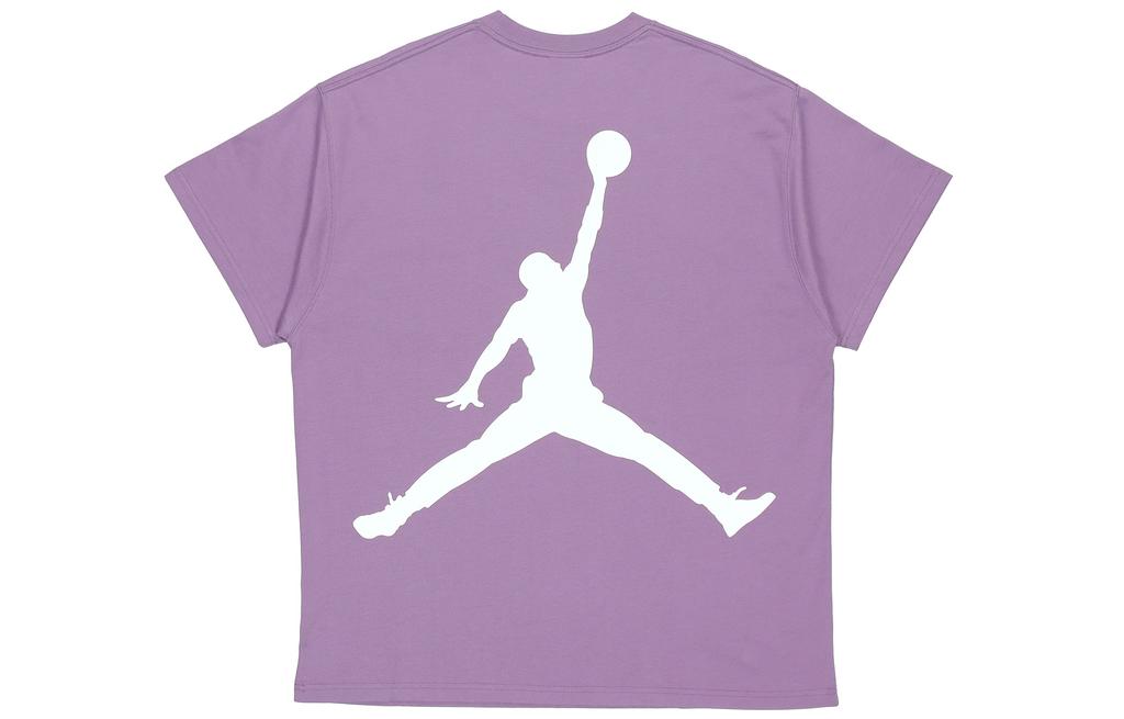 Jordan T Shirt Men's Gray Purple DQ4960-574