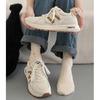 Hong Kong style versatile explosion thick-soled super fire little white shoes women's 2025 new summer light casual breathable sports shoes