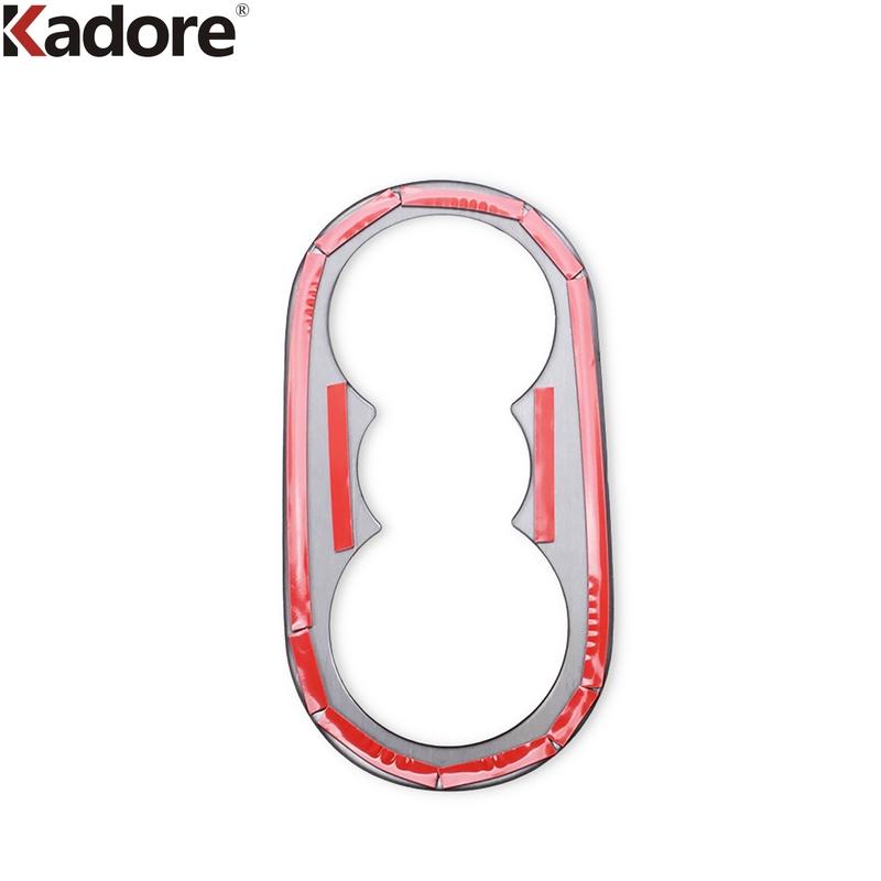 For Volkswagen VW Golf 8 MK8 Pro R    Stainless Car Rear Seat Water Cup Holder Frame Cover Trim Interior Accessories