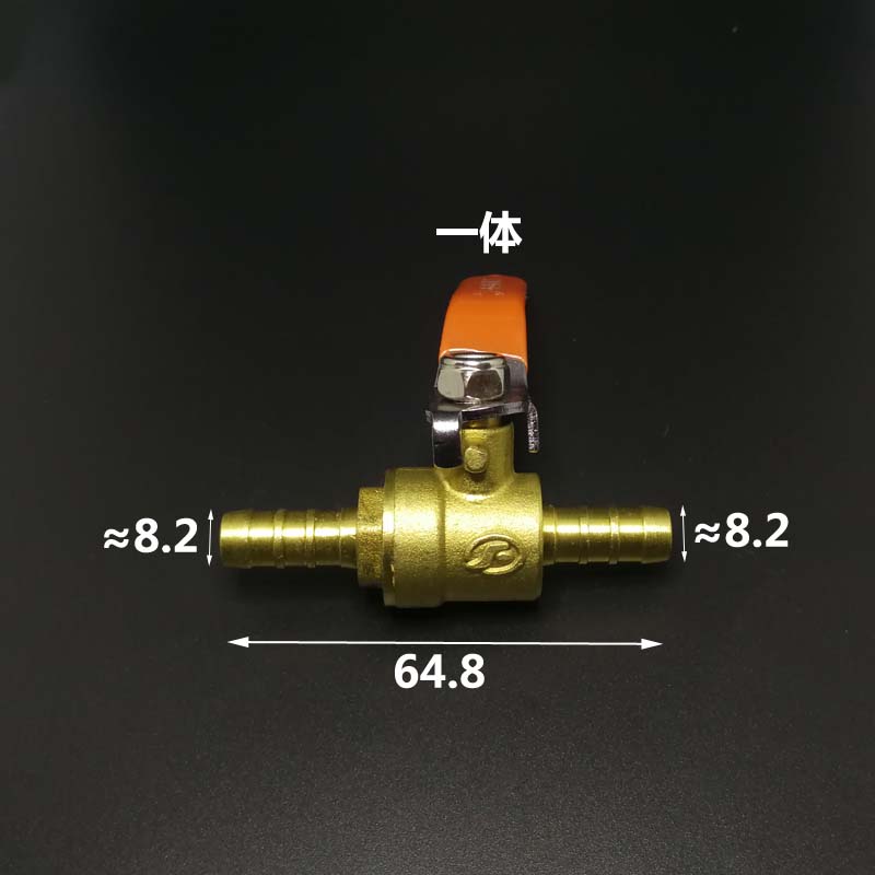 4 6 8 10 12 14 16 19 25 32 40 50mm Wąż Barb Dwudrożny Prosty Mosiężny Zawór Kulowy Odcinający Do Paliwa Gazu Wody Oleju Powietrza Dom Ogród