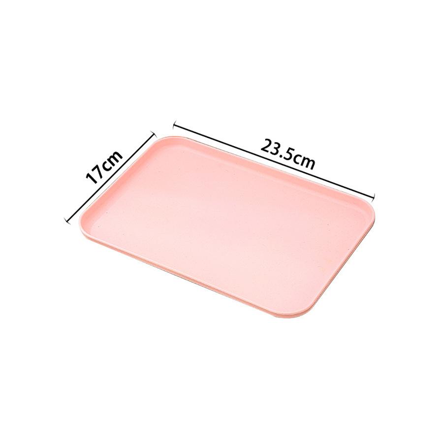 Thickened New Color Large Tray Creative Kindergarten Restaurant Tea Snack Tray Fruit Tray Fast Food Serving Tray