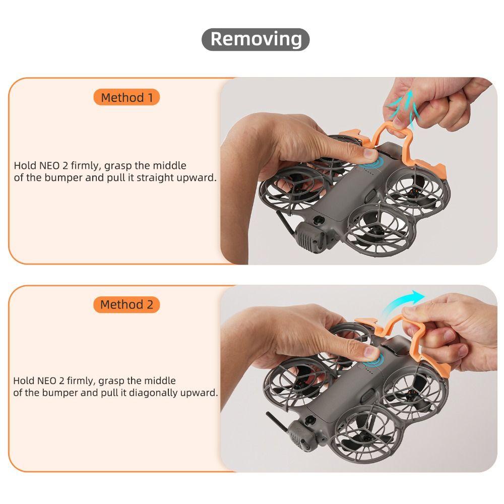 Anti-Collision Gimbal Bumper Quick Release Lightweight Camera Protective Bar Plastic Camera Lens Guard for DJI Neo 2