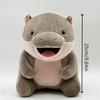 Cute Moo Deng Plush Toy Around Hippopotamus Bouncing Pig Dwarf Hippopotamus Birthday Gift Toys for Kids Home Decor