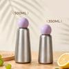 Stainless Steel Vacuum Insulated Travel Mug 500ml Double Wall Cup Students Outdoor Sports Hot Cold Retention
