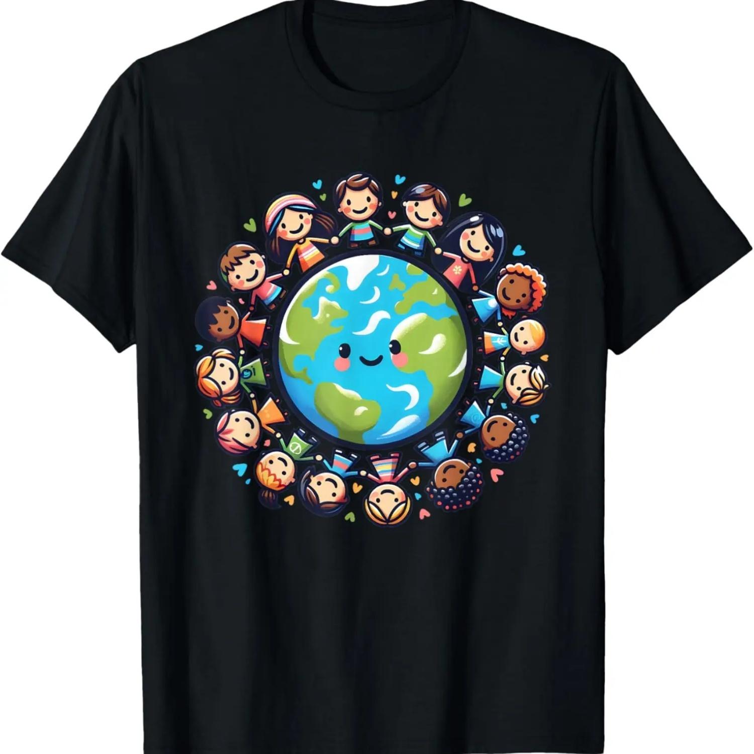 Happy Earth Day 2024 Cool Earth Day Children Kids Toddler T-Shirt S