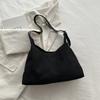 Große Kapazität Vintage Wildleder Textur Schultertasche mit oberem Griff für Damen Herbst Winter Einfach Vielseitig Pendler Handtasche