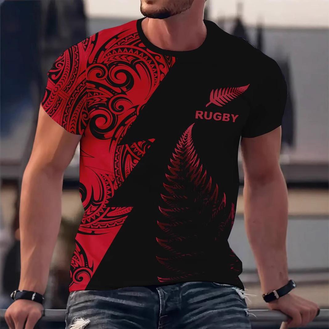 

Summer Round Neck 3D Cool Print Top Fashionable Casual Short Sleeved Men s T-shirts XS