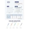 Webirth Name Tag Holder [Convenient Storage Bag Included] Replacement Name Tag Spare Parts Included