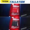 TESIN 2 PCS Car Rear Tail Light Lamp Decoration Cover Trim Stickers For Dodge RAM 1500 2018    Exterior