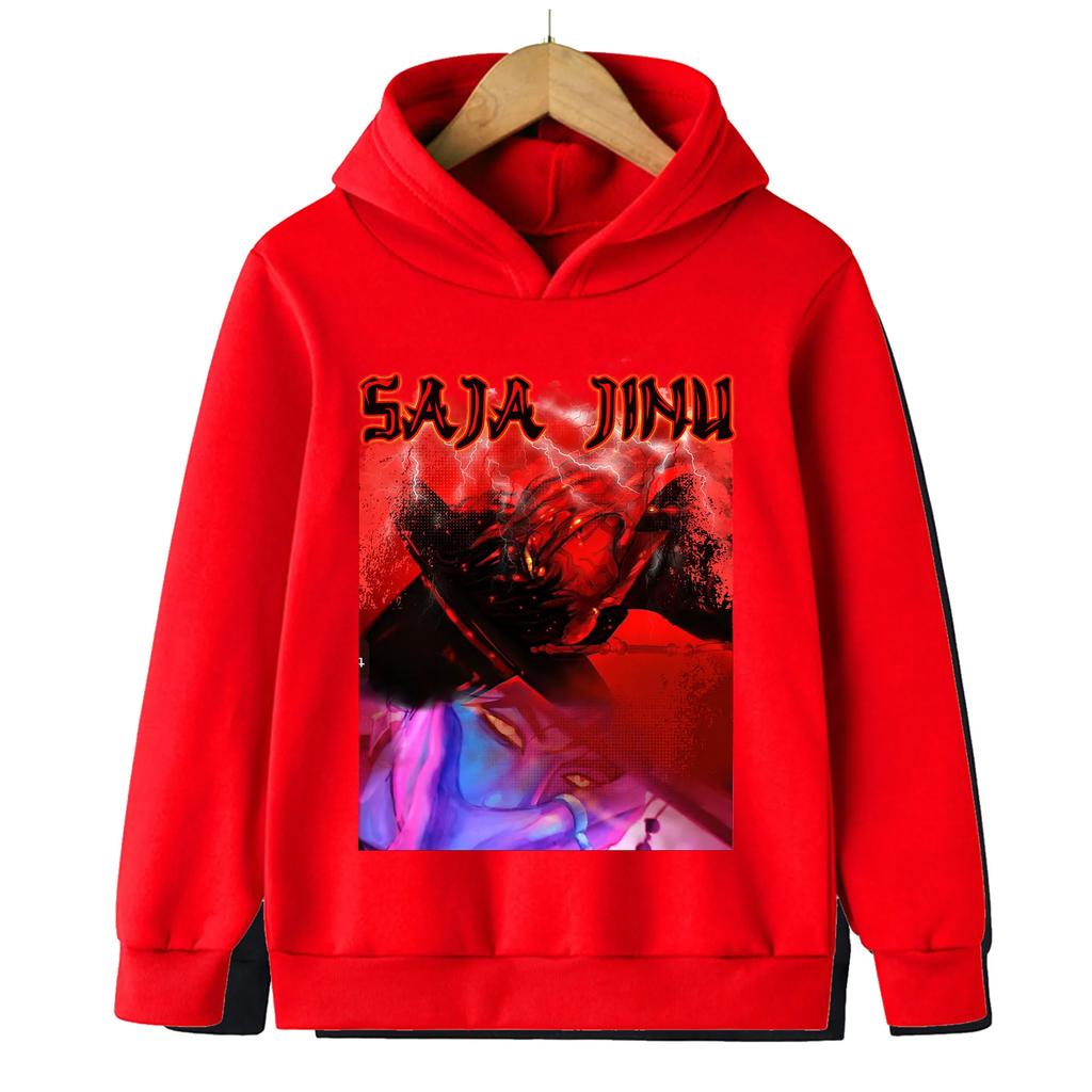 Kpop Witch Hunt Children's Clothing, Beautiful Girls' Spring and Autumn Hooded Sweatshirt, Stylish and Versatile Pullover