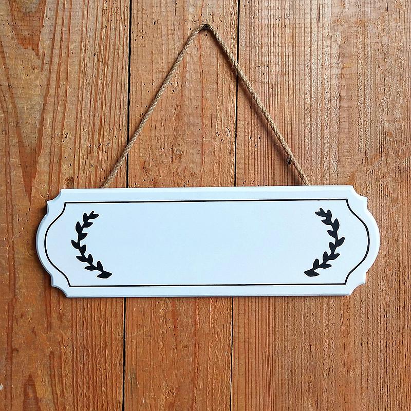 1pc Wooden Decorative Door Sign Simple for Door Wall Hanging