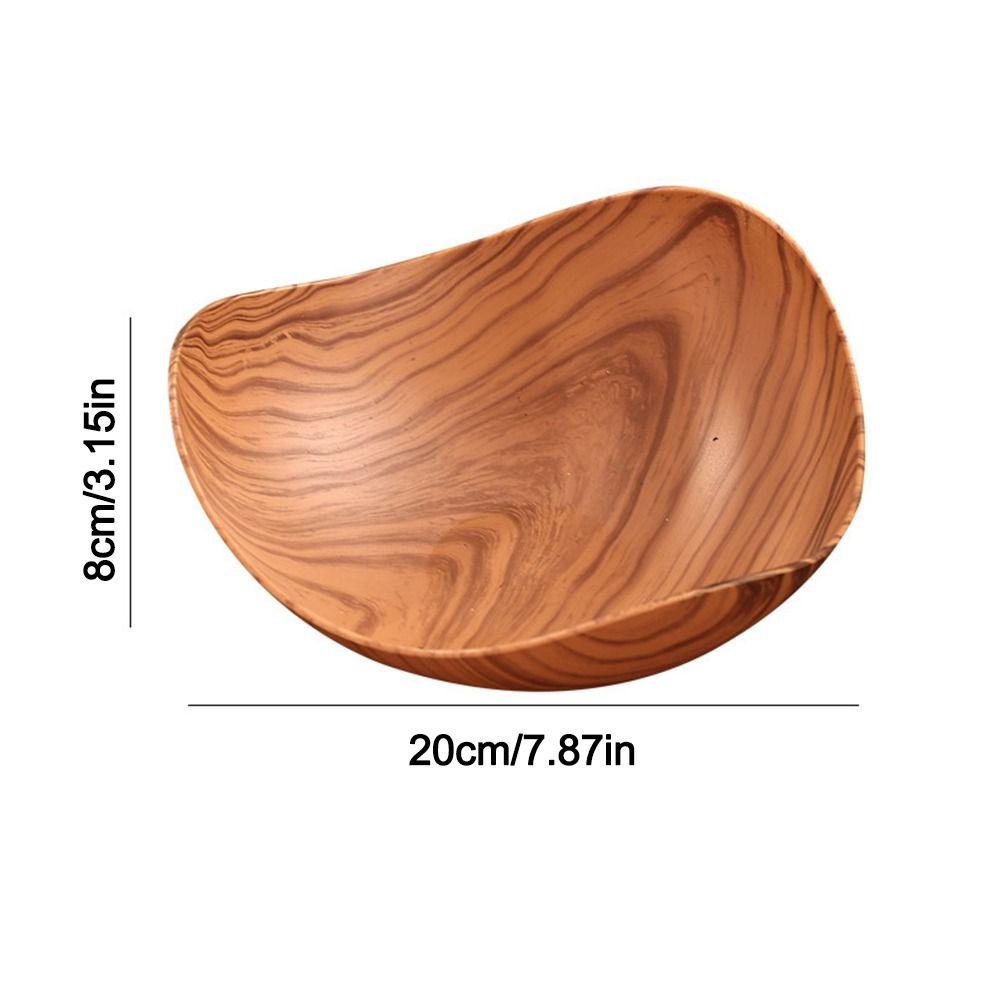 Japanese Plastic Dining Plate Fruit Tray Dish Desktop Snack Picnic Plate  Household Desktop Storage
