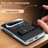 Qiali Leather Foldable Phone Case for Huawei Pura X Max - Ultra-thin, Full Coverage, Anti-drop Flip Cover