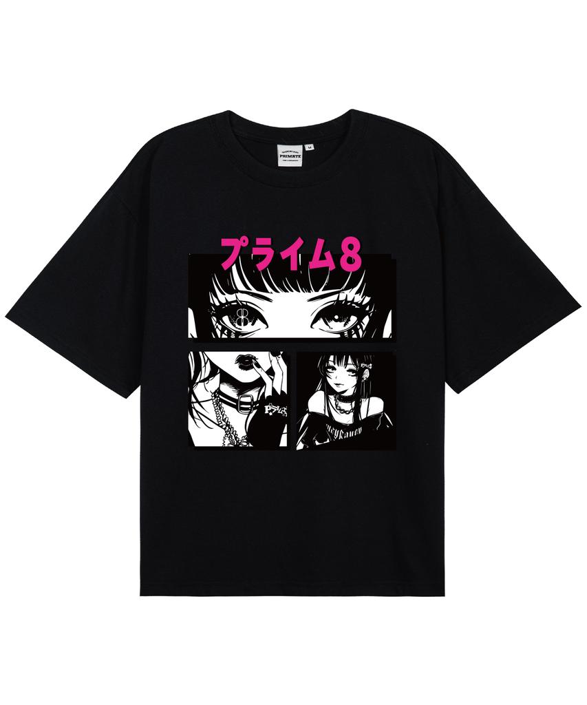 PRIMATE Beauty Triad Oversized Short Sleeve T-Shirt 11 Colors (B Type)