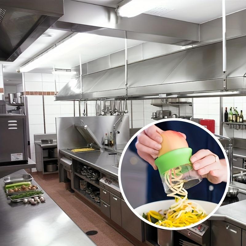 Râpe de cuisine multifonctionnelle en spirale, éplucheur rotatif pour carottes et concombres, coupe-légumes, adapté aux restaurants