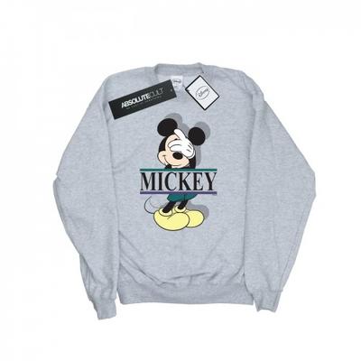 Womens/Ladies Mickey Mouse Letters Sweatshirt