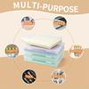 Transparent Plastic Storage Box with Flip Lid,Durable, Stackable Organizer for Office & School Supplies, Documents