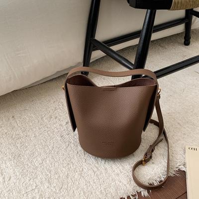 Borsa a Secchiello Portatile di Grande Capacità, alla Moda e Versatile, Borsa a Spalla Singola Crossbody Casual