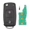Xuri 5K0837202AD ID48 Chip 433MHz 2/3Buttons Flip Car Key Remote Key For VW Volkswagen Multivan T5 Sharan Caravelle 2009-2015