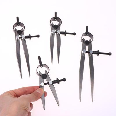 1 Piece Adjustable Compasses Gauges Leathercraft Line Marking Gauge Wing Divider Rotating Scratch Gauge Handcraft Leather Tool
