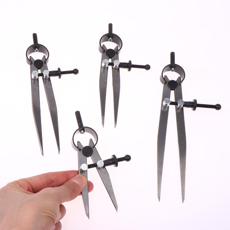 1 Piece Adjustable Compasses Gauges Leathercraft Line Marking Gauge Wing Divider Rotating Scratch Gauge Handcraft Leather Tool