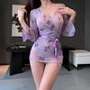 Sheer Temptation Butterfly Kimono Lingerie Set
