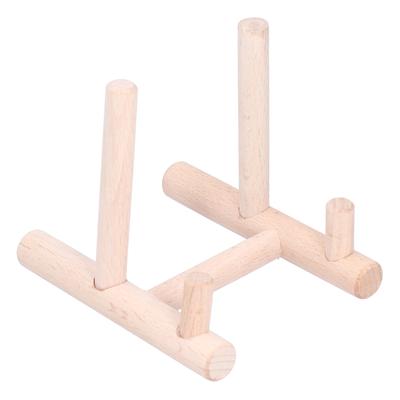 Holz Desktop Ornament Haushalt Moderne Platte Halter Stand Home Dekoration für Party