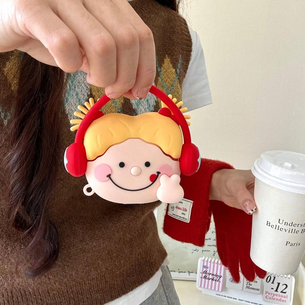 Silicone three-dimensional coco sauce girl applies airpods4 protective cover airpodsPro2 apple 3rd generation earphone cover