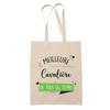 Tote Bag - PLANETEE - Tote Bag - Beige Cotton - « Best Woman Rider » Motif - Printed In France