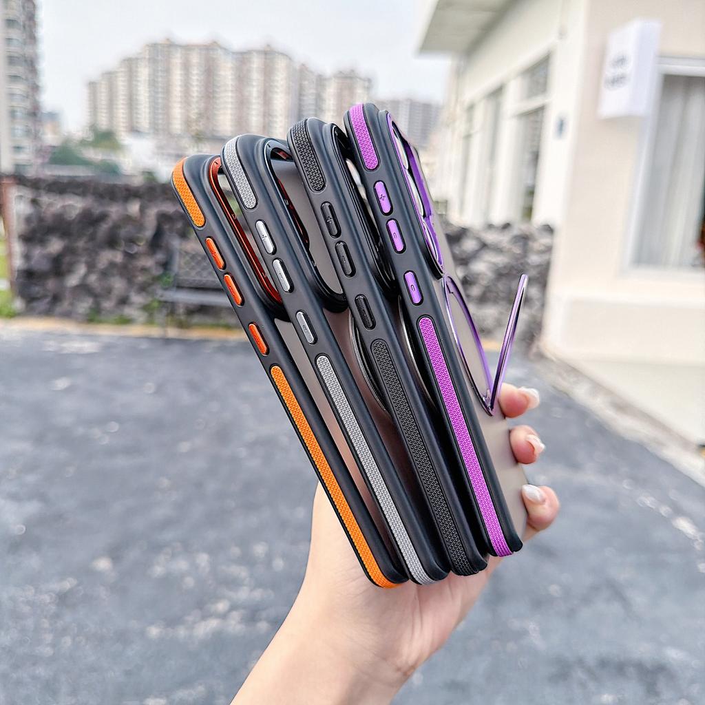 Applicable To Samsung S26Ultra Xuncai Magnetic Mobile Phone Case S25Ultra Rotating Magnetic Bracket S24U Protective Case