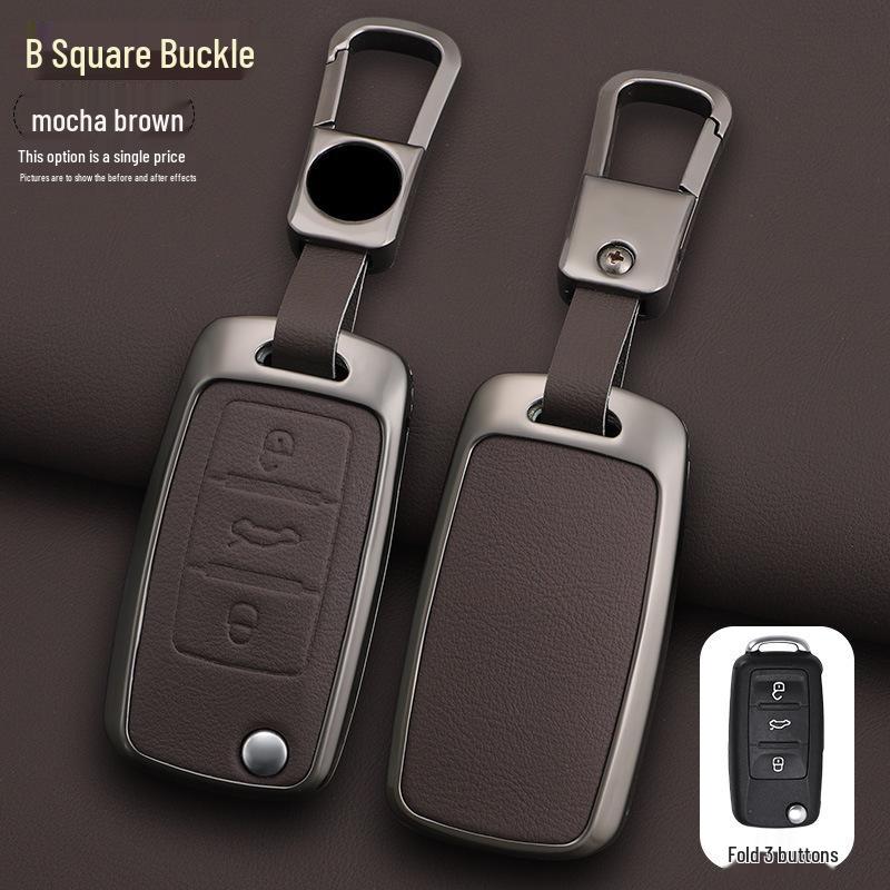 Compatible Car Key Cases & Buckles for Volkswagen: Lavida, T-Roc, Lamando, Tayron, Sagitar, Tiguan, Polo, Tharu