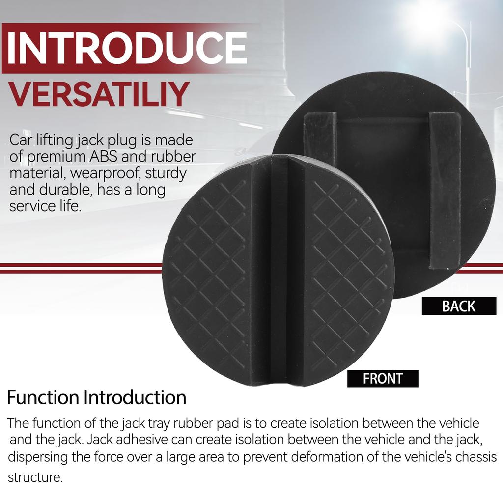 Unique Design Universal Car Jack Stand Support Pad Floor Lifting Slot Frame Rail Protector Guard Pinch Welding Protector Rubber