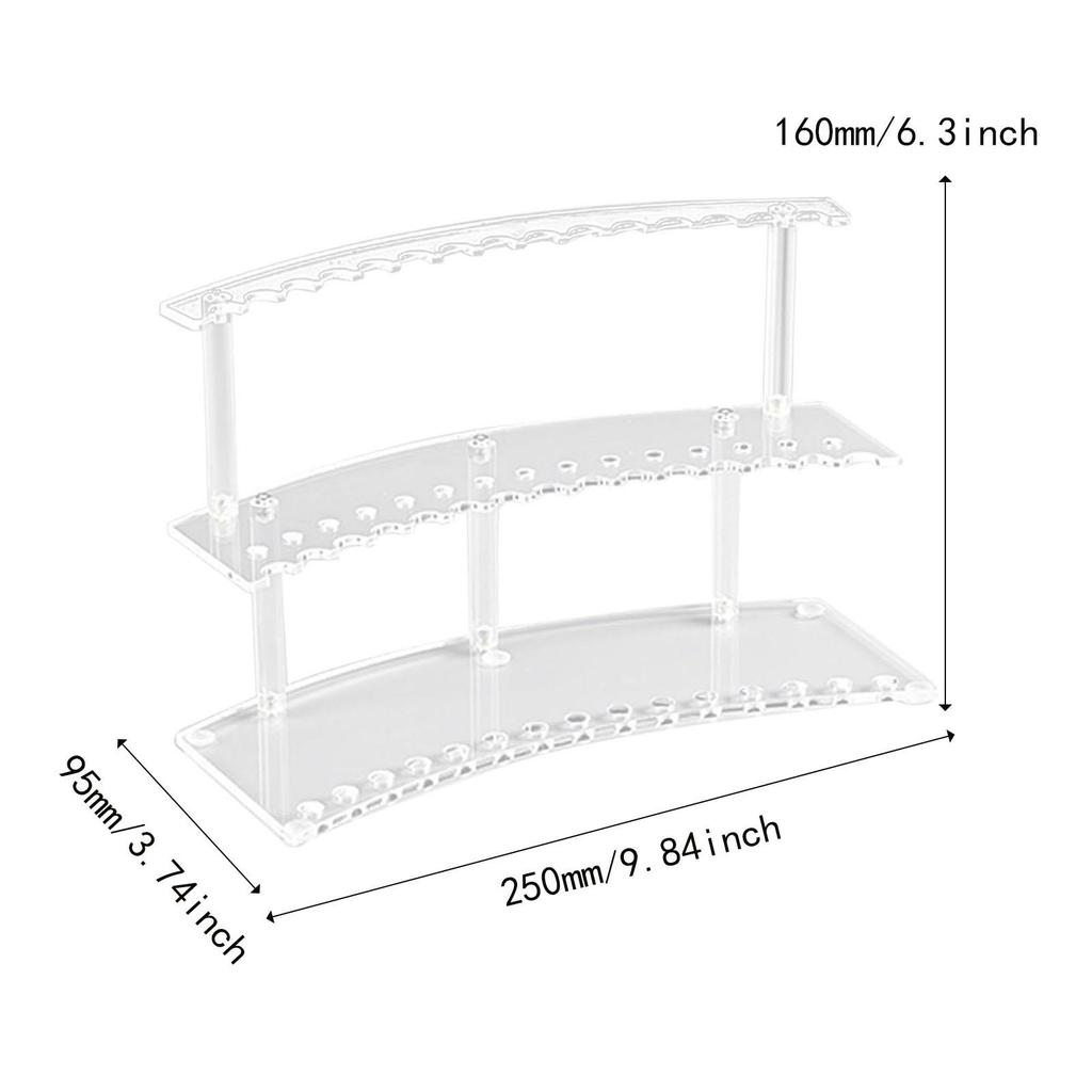 Pen Stand Organizer Multifunction Lightweight Sturdy Makeup Brush Rack Holder for Tabletop