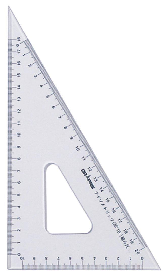 

Drapas Isometric Triangle Ruler 18cm 35953