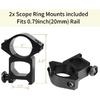 Beileshi 6-24X50 / 4.5-14X50 Optics Hunting Rifle Scope with 20mm Free Mounts
