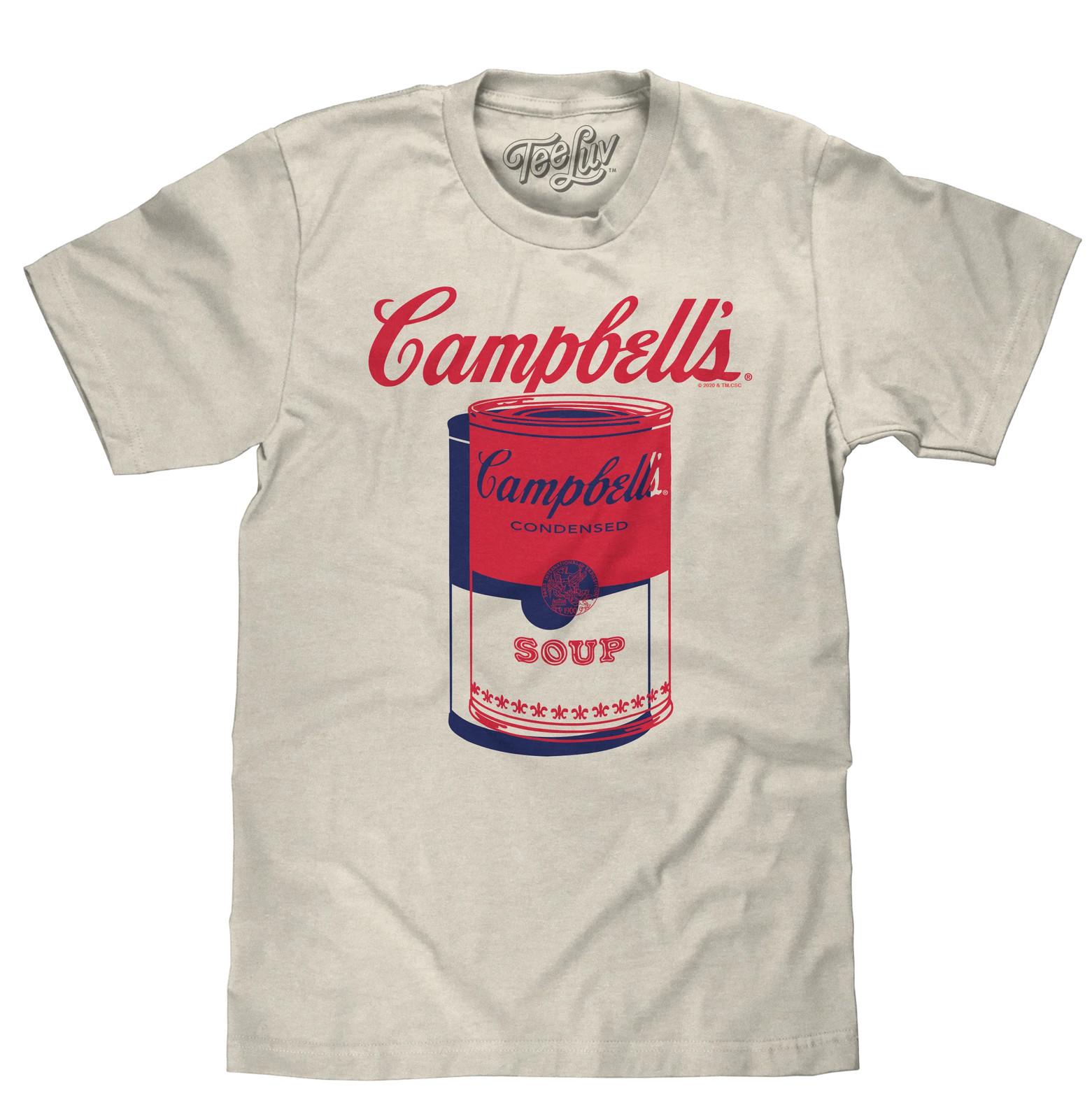 Retro Campbell s Soup Can Mens T Shirt Oatmeal Heather M
