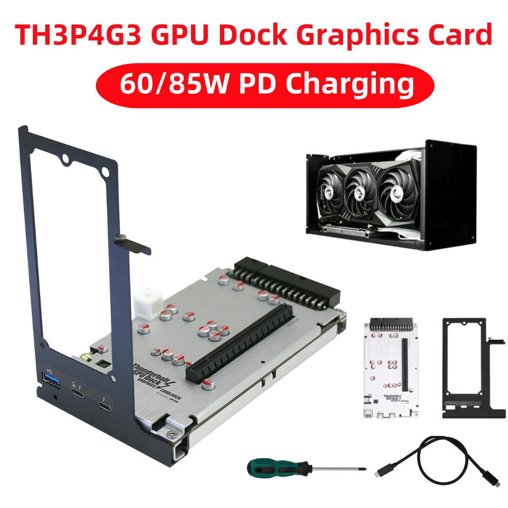 

TH3P4G3 60/85W Thunderbolt-compatible GPU Dock Laptop to External Graphic Video Card for Macbook Notebook Thunderbolt 3 4