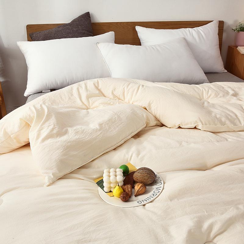 Cotton Soybean Fiber Quilt: All-Season Cozy Comfort for Spring, Autumn, and Winter - Ideal for Students and Air Conditioning Use