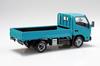 Aoshima Bunka Kyozai Rakupura Snap Kit Hino Dutro Flatbed Scale Plastic Model Kit Co., Ltd. (AOSHIMA) No. 23-TE (Turquoise) 1/32 Pre-colored