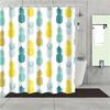 Tropical Cactus Plant Pineapple Shower Curtains Bathroom Curtain Cortina Ducha Frabic Waterproof Polyester Bath Curtain