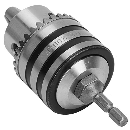 Ongwan 3.0-16MM 1/2-20UNF Drill Chuck Adapter Kit Key Type Drill Chuck with Hex Head Adapter Drill Chuck