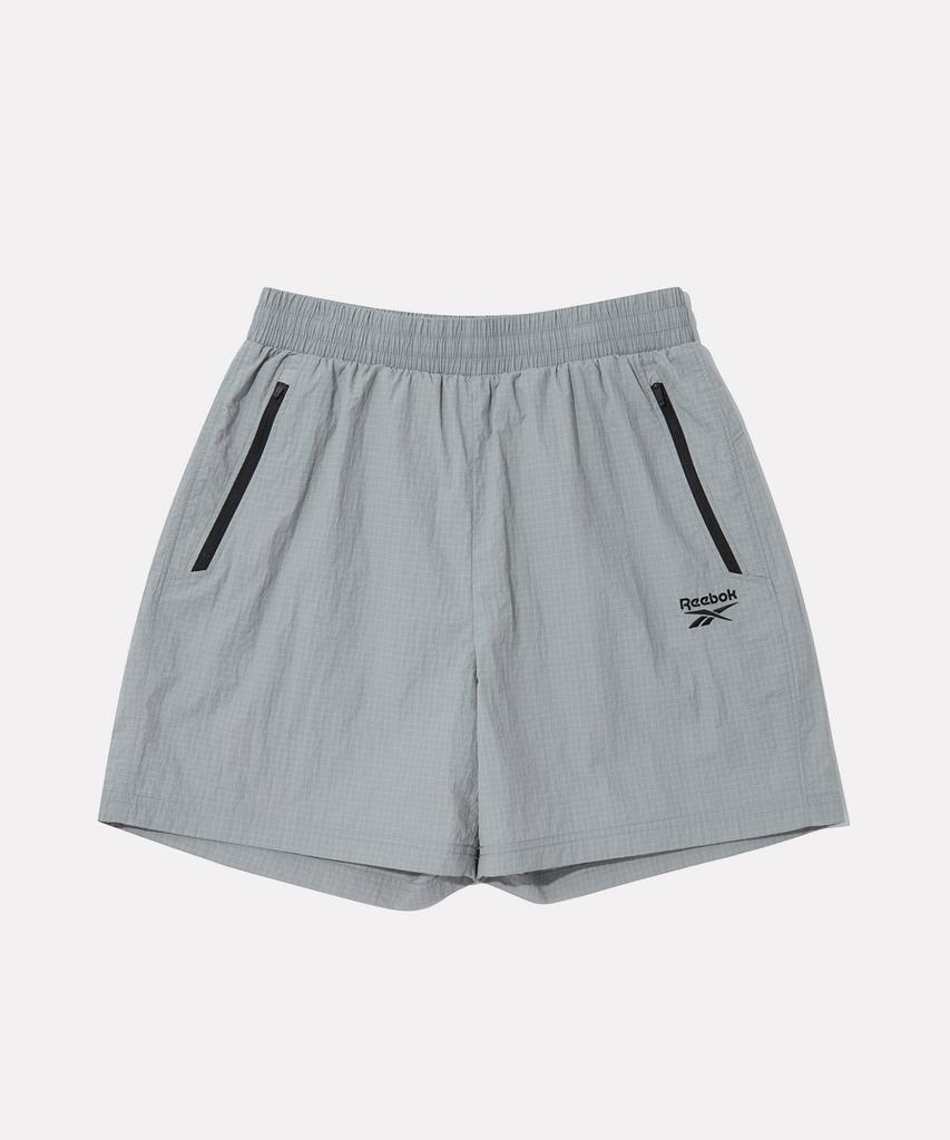 REEBOK Grid Pattern Performance Shorts - Grey