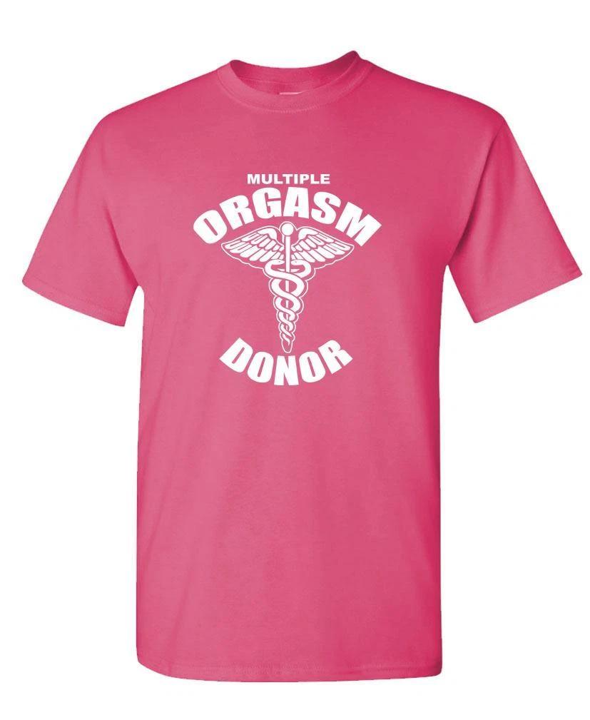 MULTIPLE ORGASM DONOR - Unisex Cotton T-Shirt Tee Shirt S
