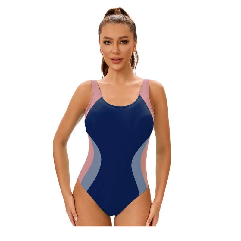 Muta da Surf Donna Pezzo Unico Costume da Bagno Sportivo Scollo a U Schiena Scoperta Conservativo Gilet Parasole Bikini Monokini Costumi da Bagno 2025 Nuovo