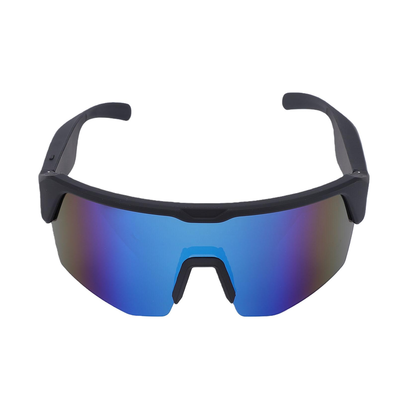 

Sports Bluetooth Glasses Wireless Smart Cycling Sunglasses with Blue Polarized Lenses Built in Mic Speakers for Outdoor